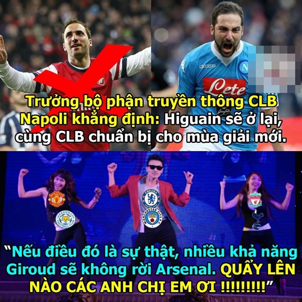 Nỗi đau của Arsenal lại là niềm vui vô bờ bến với phần còn lại của NHA. Ảnh: Internet.