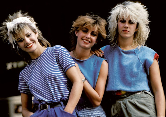 Nhóm Bananarama những năm 1980. Ảnh: Internet.