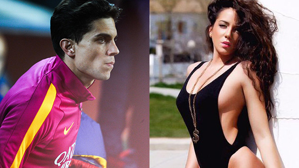 Bartra là 1 trong 2 cầu thủ Barca đã ngủ với Samira. Ảnh: Internet.