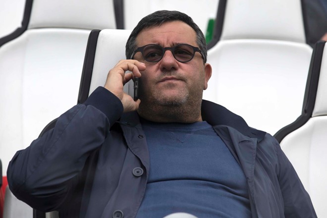 Mino Raiola, một trong những tay cò quyền lực nhất thế giới. Ảnh: Internet.
