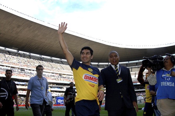Salvador Cabanas từng là ngôi sao số một trên hàng công của Club America và tuyển Paraguay. Ảnh: Internet.