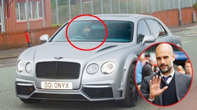 Siêu xe Bentley của Pep. Ảnh: Internet.