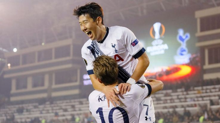 Khi Harry Kane trở lại sát cánh cùng Son Heung-min, CĐV Tottenham hoàn toàn có mơ đến cặp Rooney – Nistelrooy tại White Hart Lane. Ảnh: Internet.
