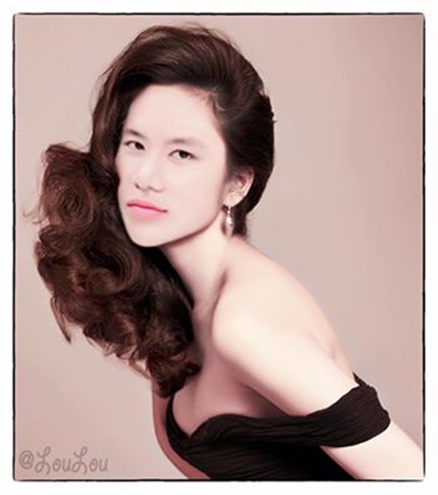 Hóa thân thành hotgirl, "chị" Hải đẹp không tì vết. Ảnh: Internet.