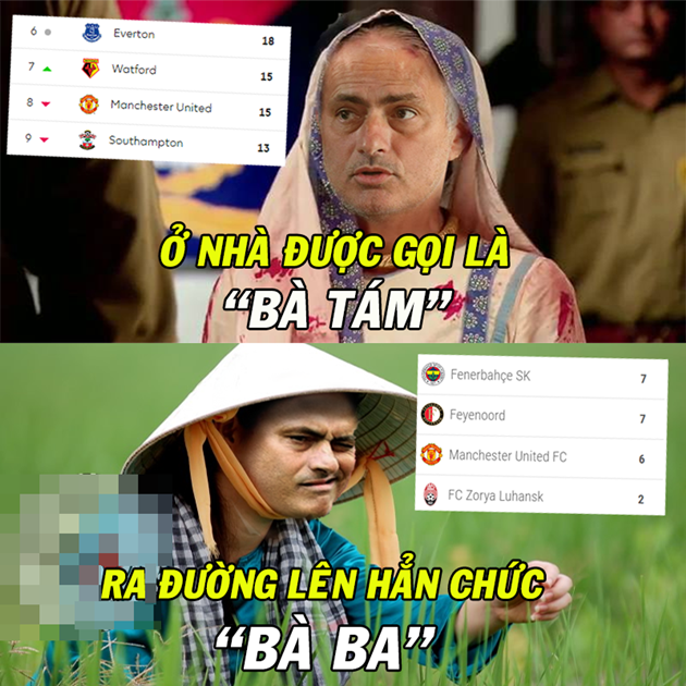 Thành tích bết bát được M.U "duy trì ổn định" trên mọi đấu trường. Ảnh: Internet.