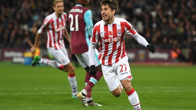 West Ham 1-1 Stoke: Stoke đã trải qua 7 trận bất bại ở Premier League trước West Ham (thắng 3, hòa 4). Ảnh: Internet.