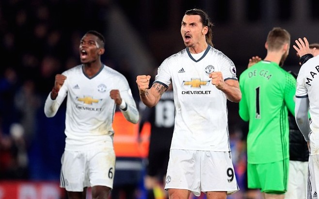 Ibrahimovic lại tỏa sáng để dẫn lối MU. Ảnh: Getty Images.