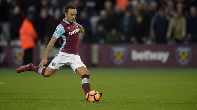 West Ham 1-0 Hull: Mark Noble đã thực hiện thành công 15/17 quả phạt đền kể từ khi chơi bóng ở Premier League.