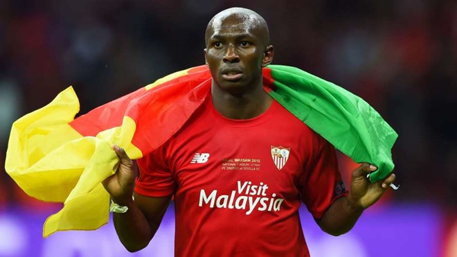 6. Stephane MBia: Tiền vệ phòng ngự từng 2 lần lên ngôi Europa League cùng Sevilla vừa chuyển đến khoác áo Hebei China Fortune sau khi hết hạn hợp đồng với Trabzonspor.