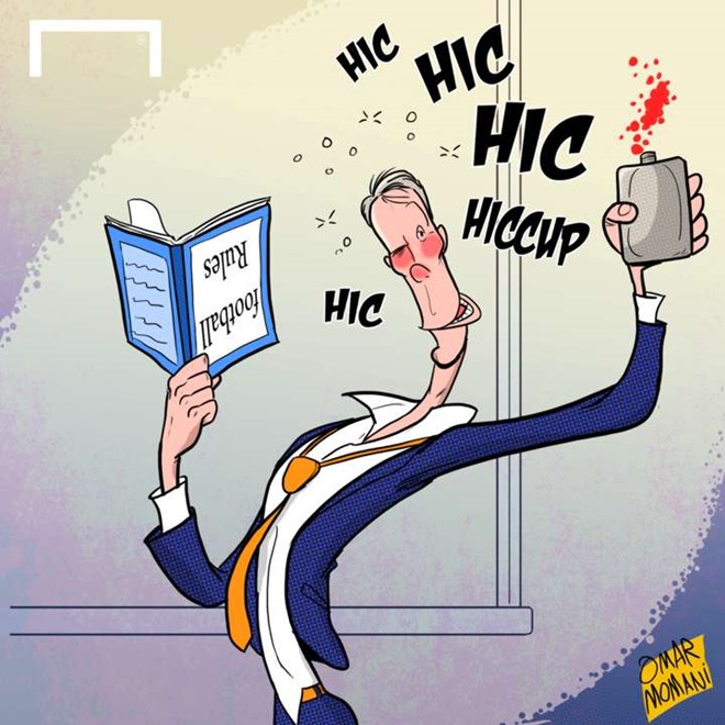 Đang yên đang lành, Marco Van Basten bỗng nhiên đăng đàn kêu gọi FIFA bỏ luật việt vị hiện hành. Người hâm mộ cho rằng huyền thoại người Hà Lan phát biểu khi chưa tỉnh rượu.