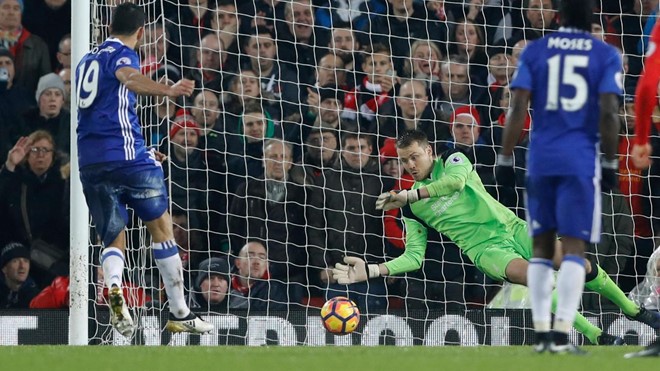 Liverpool 1-1 Chelsea: Simon Mignolet đã cứu thua 6/14 quả penalty trong màu áo Liverpool tại Premier League, thành tích tốt nhất trong số các thủ môn của The Kop.