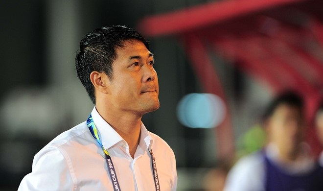 HLV Nguyễn Hữu Thắng đang gặp khá nhiều áp lực khi mục tiêu vàng SEA Games 2017 rất nặng nề. Ảnh: Quốc Bảo.