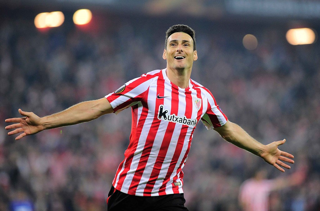 4. Aritz Aduriz (28 bàn thắng - Athletic Bilbao): Nếu không có sự xuất hiện của Cristiano Ronaldo, Aritz Aduriz chắc chắn sẽ trở thành ông vua không chiến tại La Liga. Tiền đạo người xứ Basque hiện vẫn lập công đều đặn cho Athletic Bilbao bất chấp đã bước sang tuổi 36. Ảnh: Getty Images.