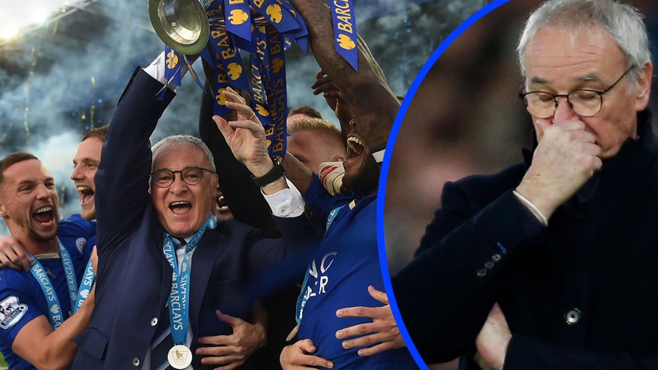 Ranieri bị sa thải 9 tháng sau khi dẫn Leicester đến ngôi vương Premier League.