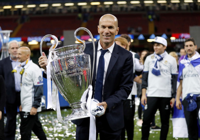 Zidane quản trị nhân sự rất hay. Ảnh: Reuters.