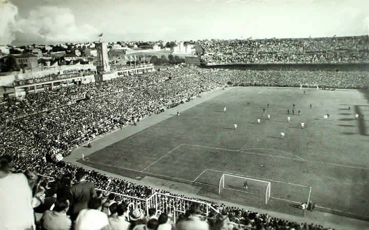 Toàn cảnh SVĐ Estadio Chamartin, sân nhà của Real vào năm 1943.
