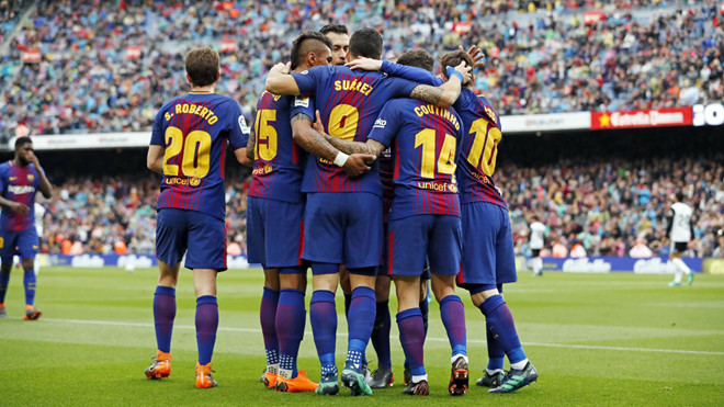 Sau thất bại ở tứ kết Champions League, Barca sẽ dồn toàn lực cho chung kết cúp nhà vua Tây Ban Nha. Ảnh: Getty Images.