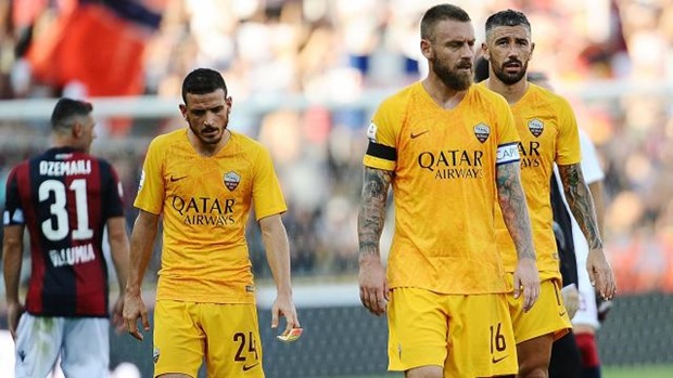 AS Roma ngậm ngùi hứng chịu thất bại trước Bologna.