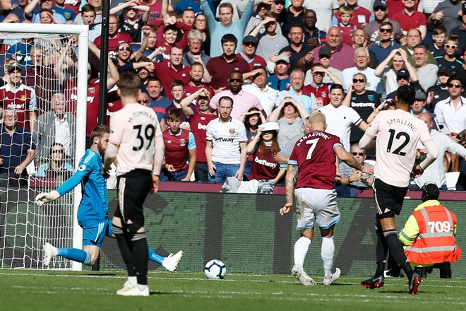MU đang có sự khởi đầu tệ hại khi thất bại trước West Ham United đã là trận thua thứ 3 chỉ sau 7 vòng đấu