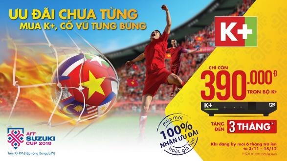 Ưu đãi giá thiết bị và tặng thêm phí thuê bao hấp dẫn từ K+