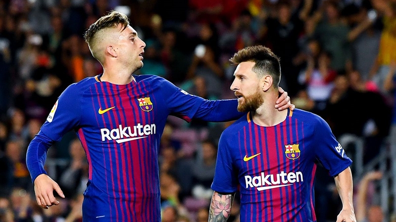 Gerard Deulofeu từng sát cánh cùng Messi tại UEFA Champions League.
