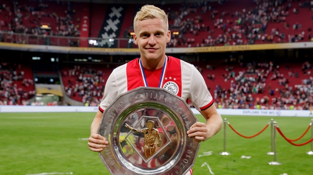 Donny Van de Beek đã chơi rất hay trong màu áo Ajax Amsterdam.