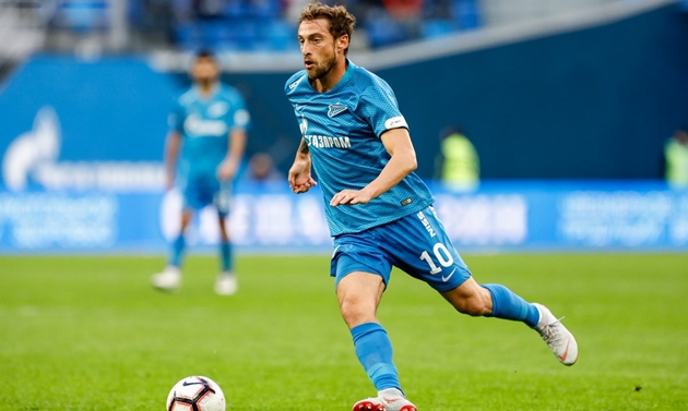 12. Claudio Marchisio: Tiền vệ người Italia đã chuyển sang khoác áo Zenit vào tháng 9/2018. Tuy nhiên, những chấn thương dai dẳng đã khiến anh không làm được nhiều điều ở xứ sở bạch dương. Tháng 10/2019, anh tuyên bố giải nghệ.