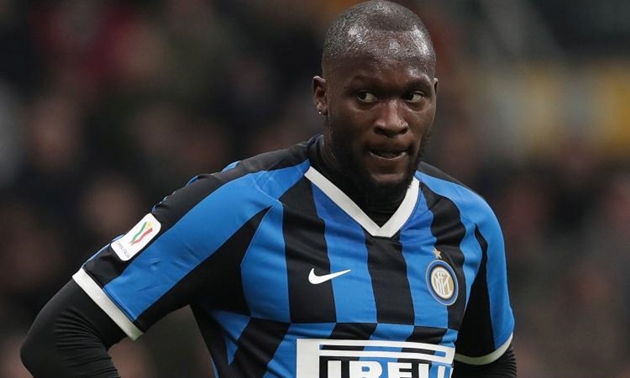 Romelu Lukaku trong màu áo Inter Milan.