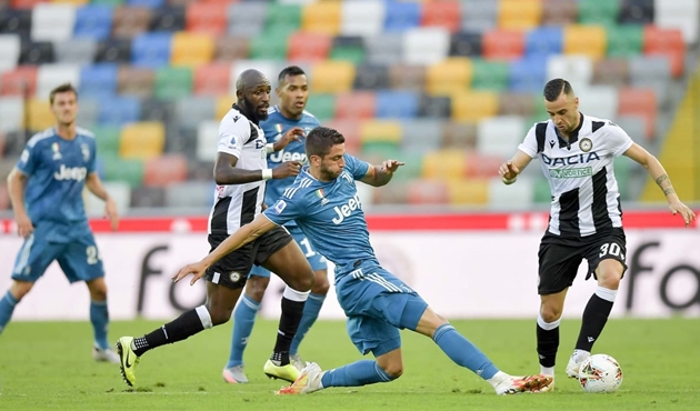 Ronaldo nhạt nhòa, De Ligt mắc lỗi phút 90+2, Juve thua sốc Udinese - Bóng Đá