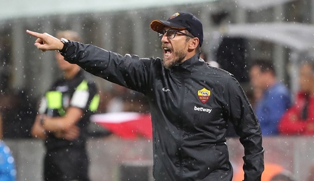 Eusebio Di Francesco thời còn làm việc ở AS Roma.