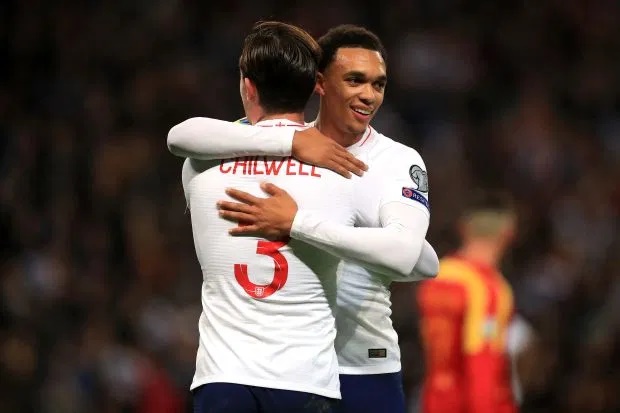 Arnold - Chilwell đang là cặp hậu vệ cánh của tuyển Anh.