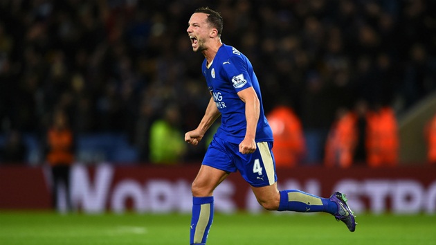 Drinkwater từng chơi vô cùng nổi bật với chức vô địch Premier League cùng Leicester City.