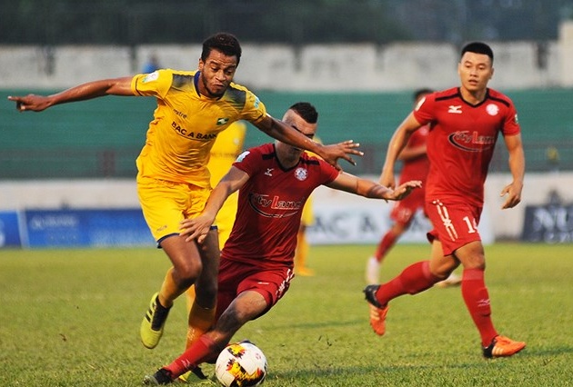 Sông Lam Nghệ An chưa từng thua CLB TPHCM trong những lần đối đầu trước đây tại V-League.