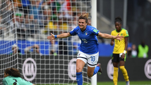 Ảnh: Đả bại Jamaica, tuyển nữ Ý điền tên vào vòng 16 đội World Cup - Bóng Đá