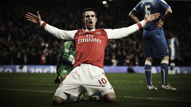 Van Persie từng là biểu tượng của Arsenal. Ảnh: Internet.