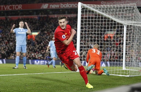 Cú dứt điểm của anh ở góc rất hẹp. Ảnh: Daily Mail.