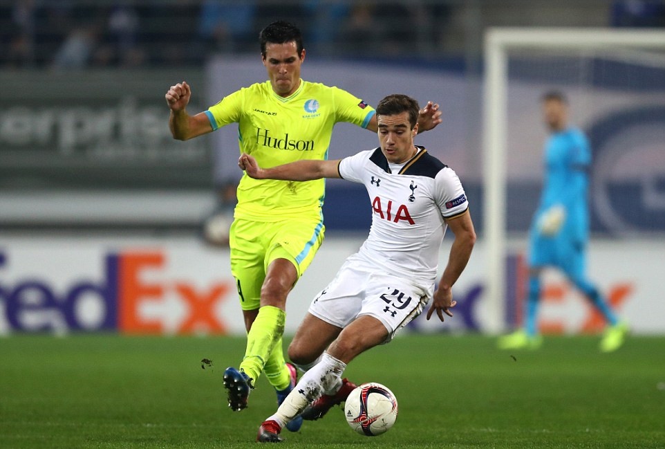 Tuy nhiên họ gặp khá nhiều khó khăn trước Gent. Ảnh: Daily Mail.