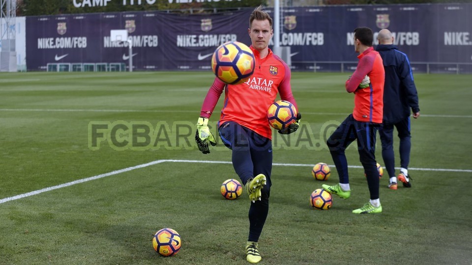 Ter Stegen đang thể hiện một phong độ khá ấn tượng.