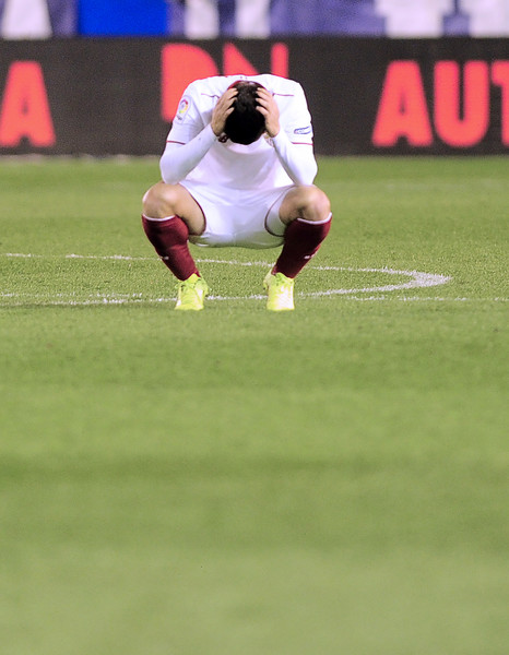 Sự thất vọng của cầu thủ Sevilla.