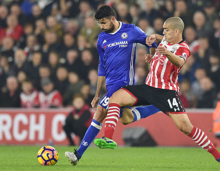 8. Diego Costa (Chelsea) - 75