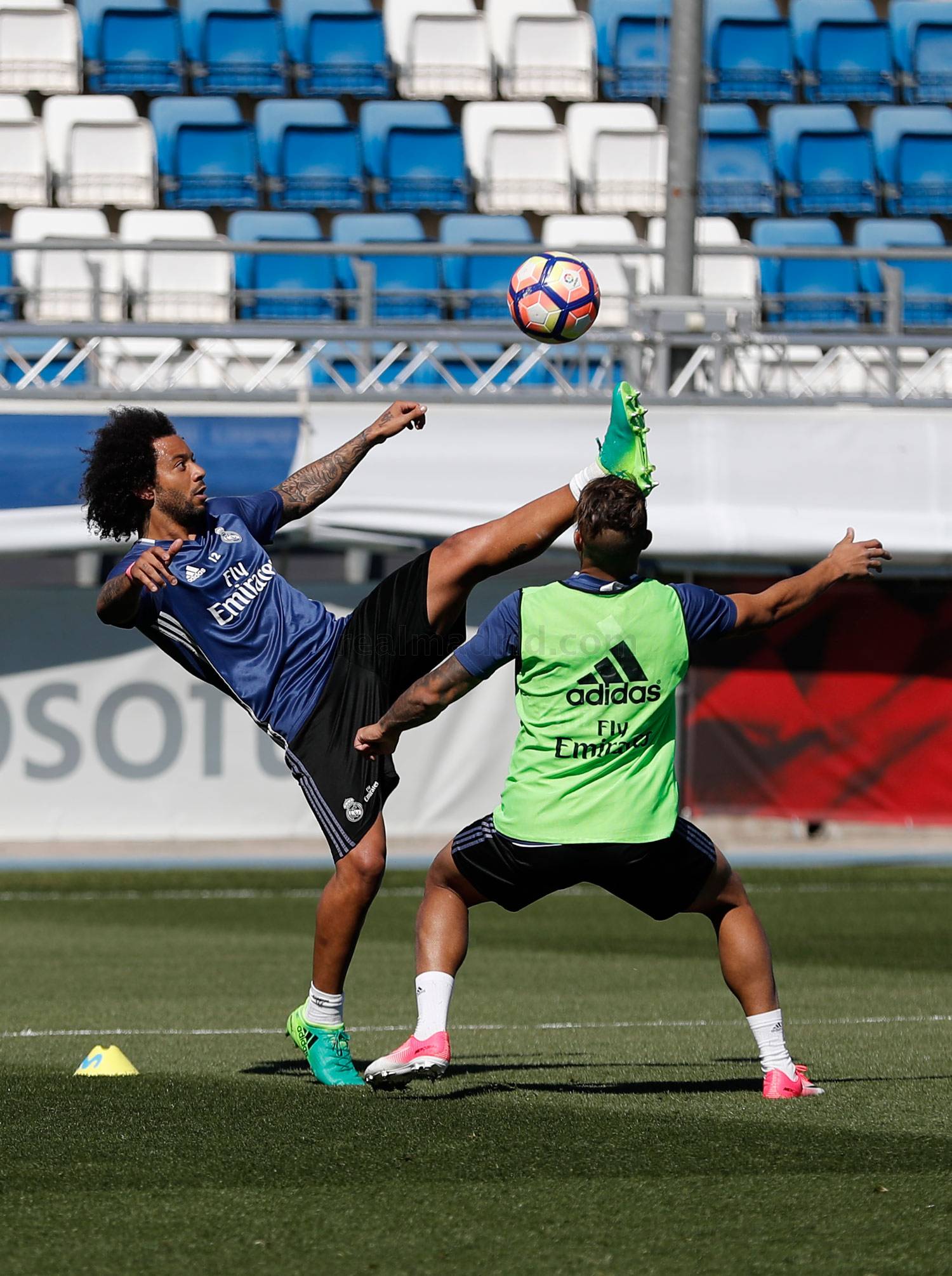 Buổi tập diễn ra rất nghiêm túc.