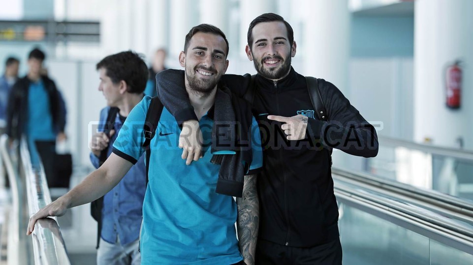 Paco Alcacer và Aleix Vidal.