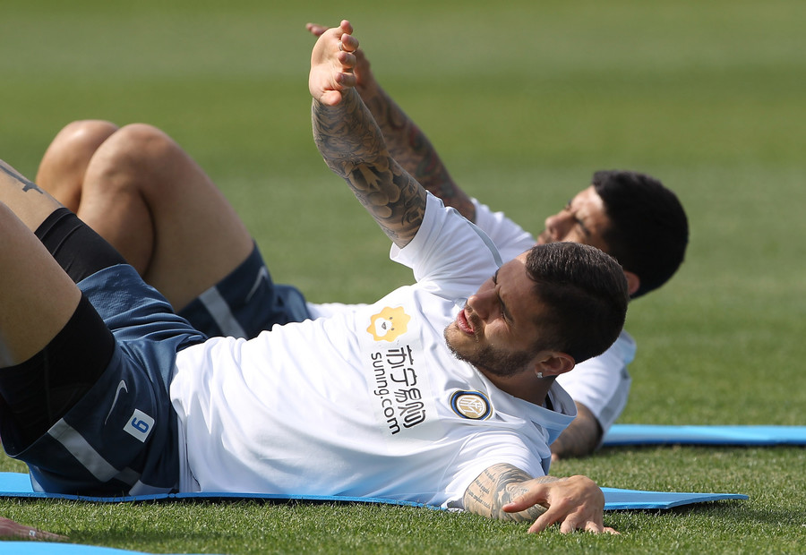 inter tập luyện - Bóng Đá