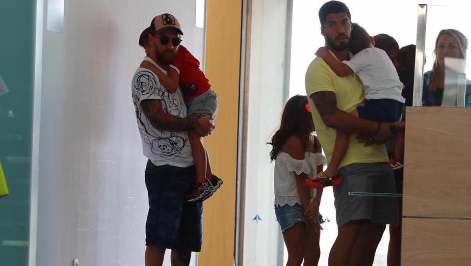 Hai ông bố đảm đang.