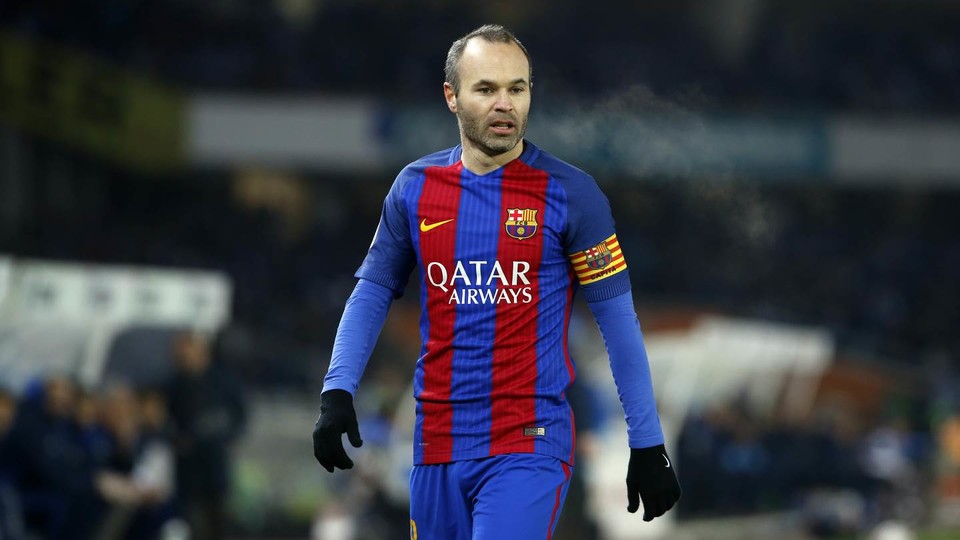 Tiền vệ công: Andres Iniesta.