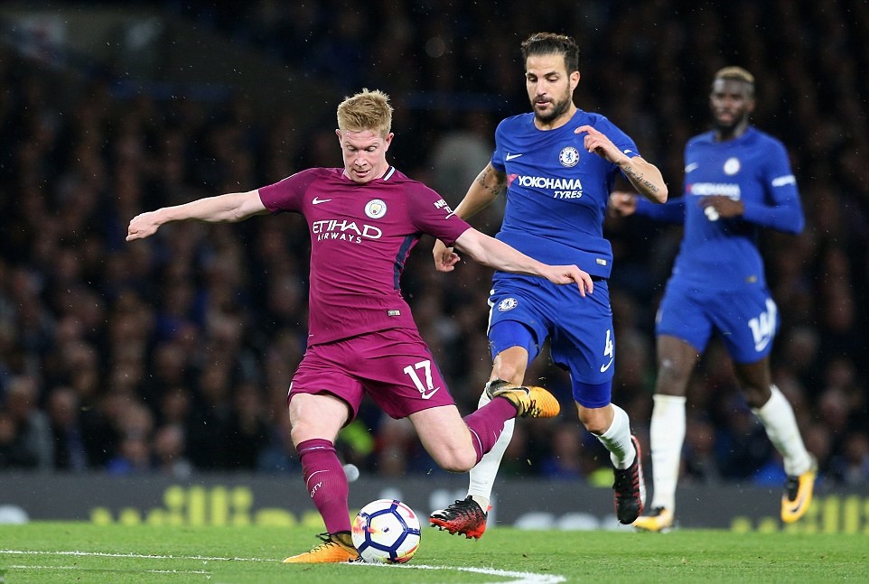 De Bruyne ghi bàn thắng duy nhất của trận đấu.