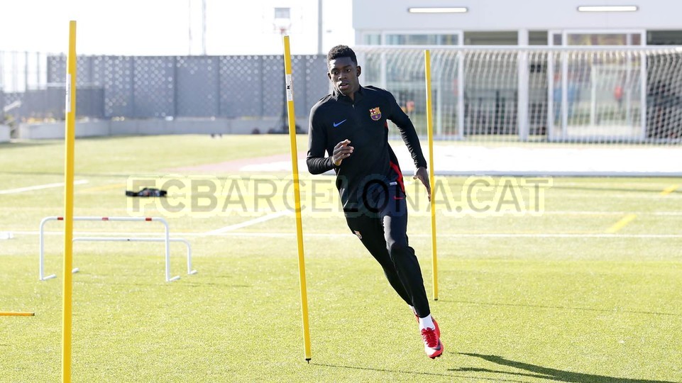 Ousmane Dembele đang trong quá trình hồi phục.
