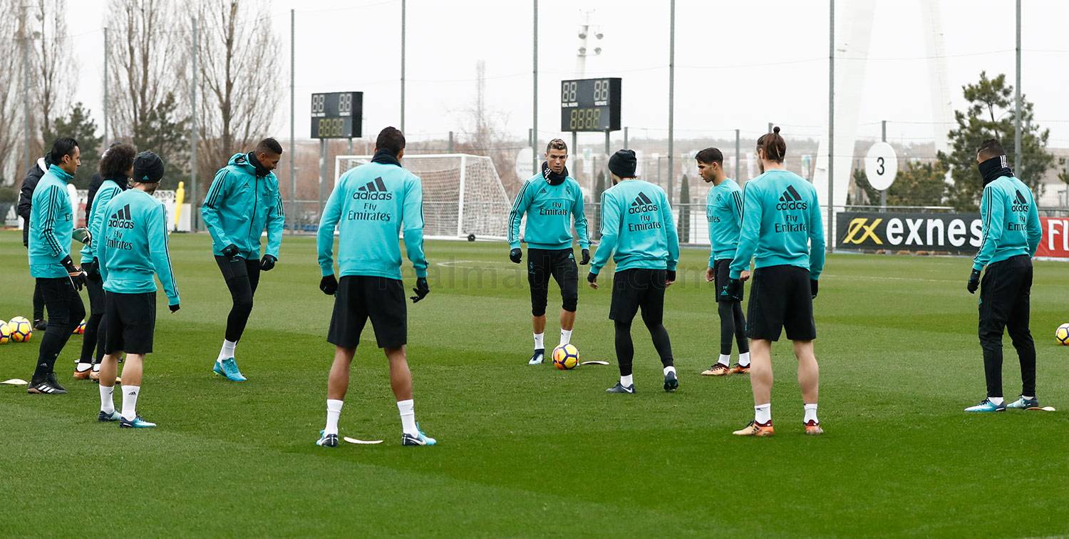 Buổi tập cuối cùng của Real Madrid trước trận đấu với Celta.
