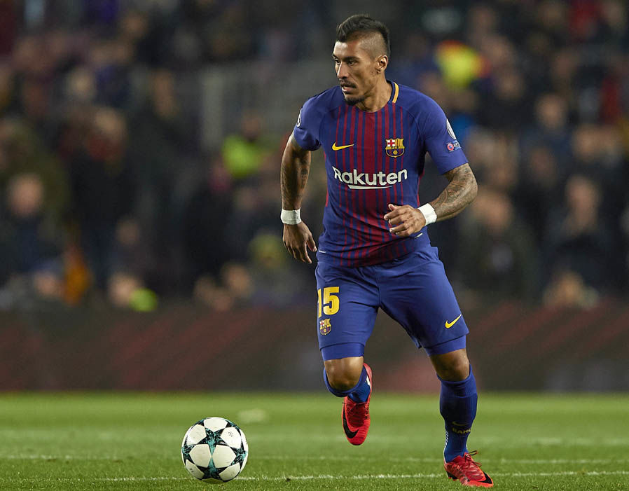 9. Paulinho -  120.000 bảng/tuần: Gia nhập Barca từ hồi Hè với giá 40 triệu euro, anh cũng nhận được mức lương tương đối cao.