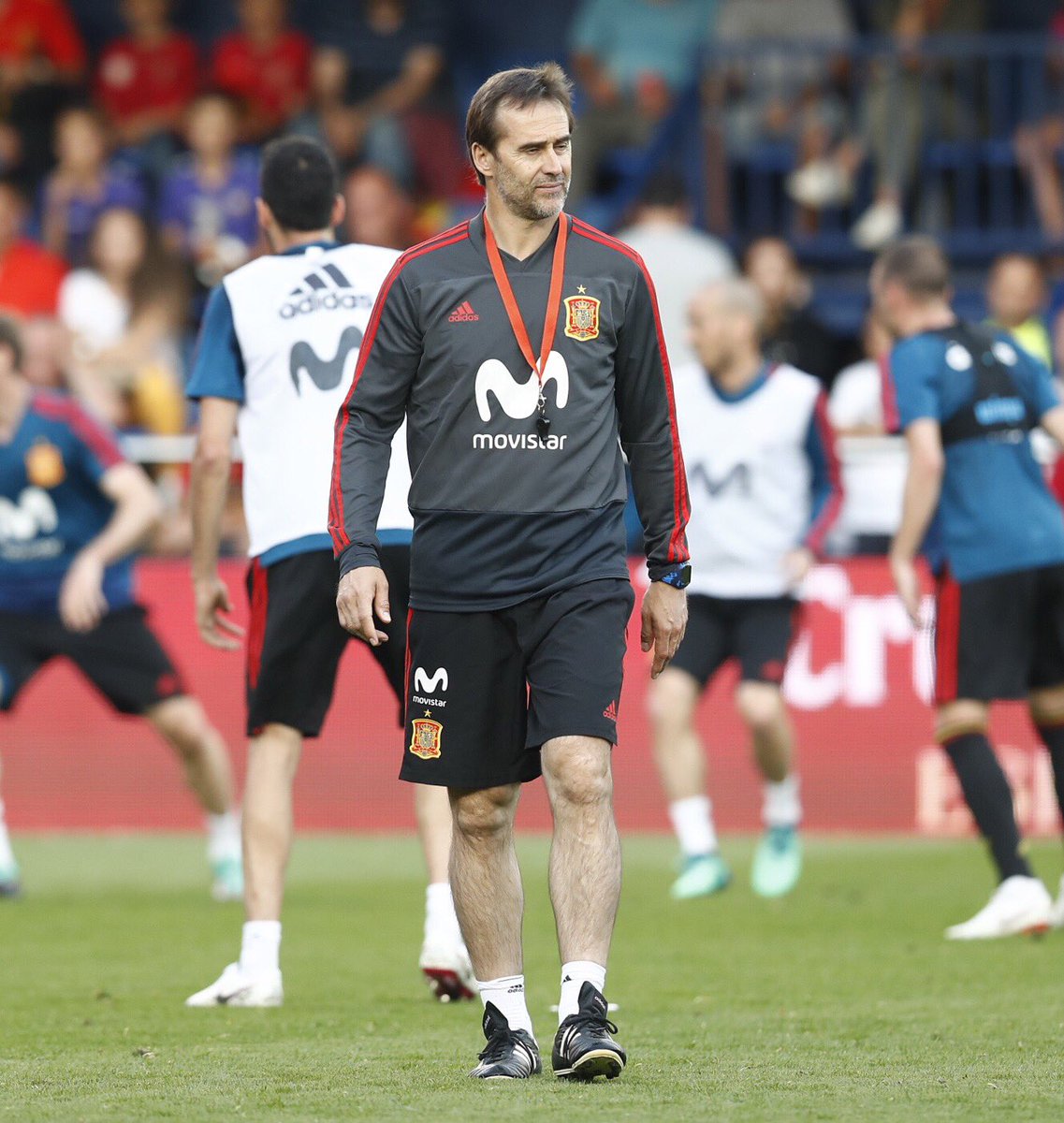 HLV Lopetegui hoàn toàn hài lòng với điều này.